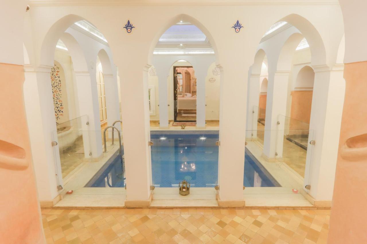 فندق Riad Palais Des Princesses & Spa مراكش المظهر الخارجي الصورة The hammam at the hotel