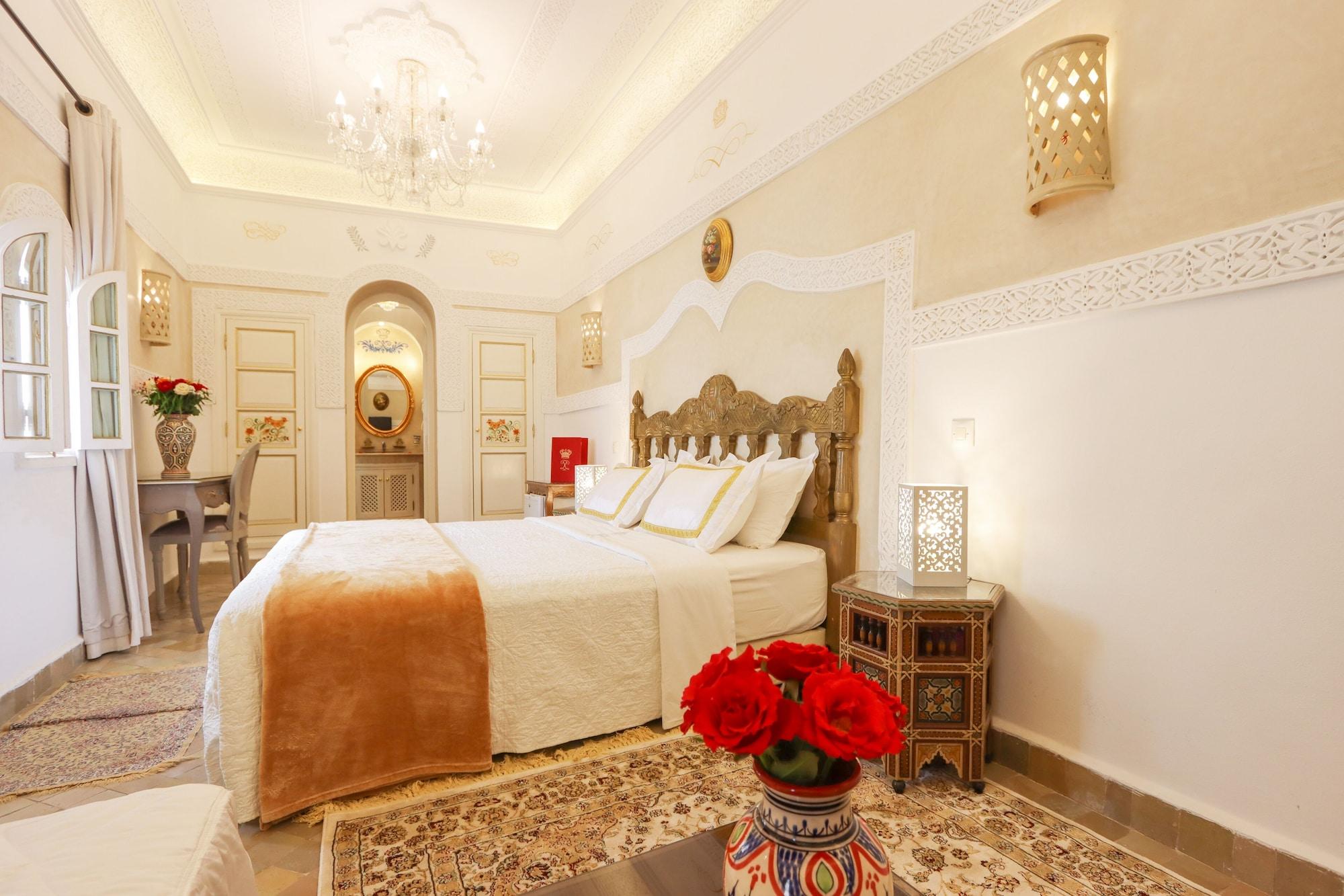 فندق Riad Palais Des Princesses & Spa مراكش المظهر الخارجي الصورة A bedroom at the hotel