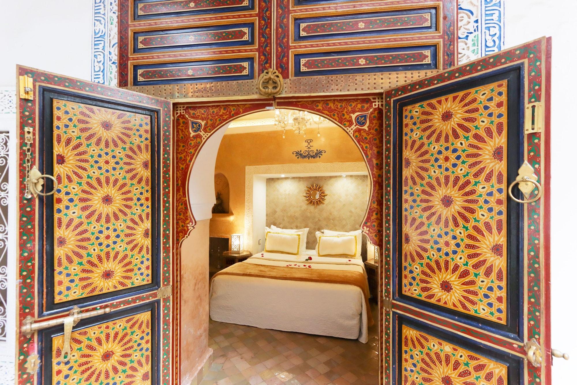 فندق Riad Palais Des Princesses & Spa مراكش المظهر الخارجي الصورة A bedroom at the hotel