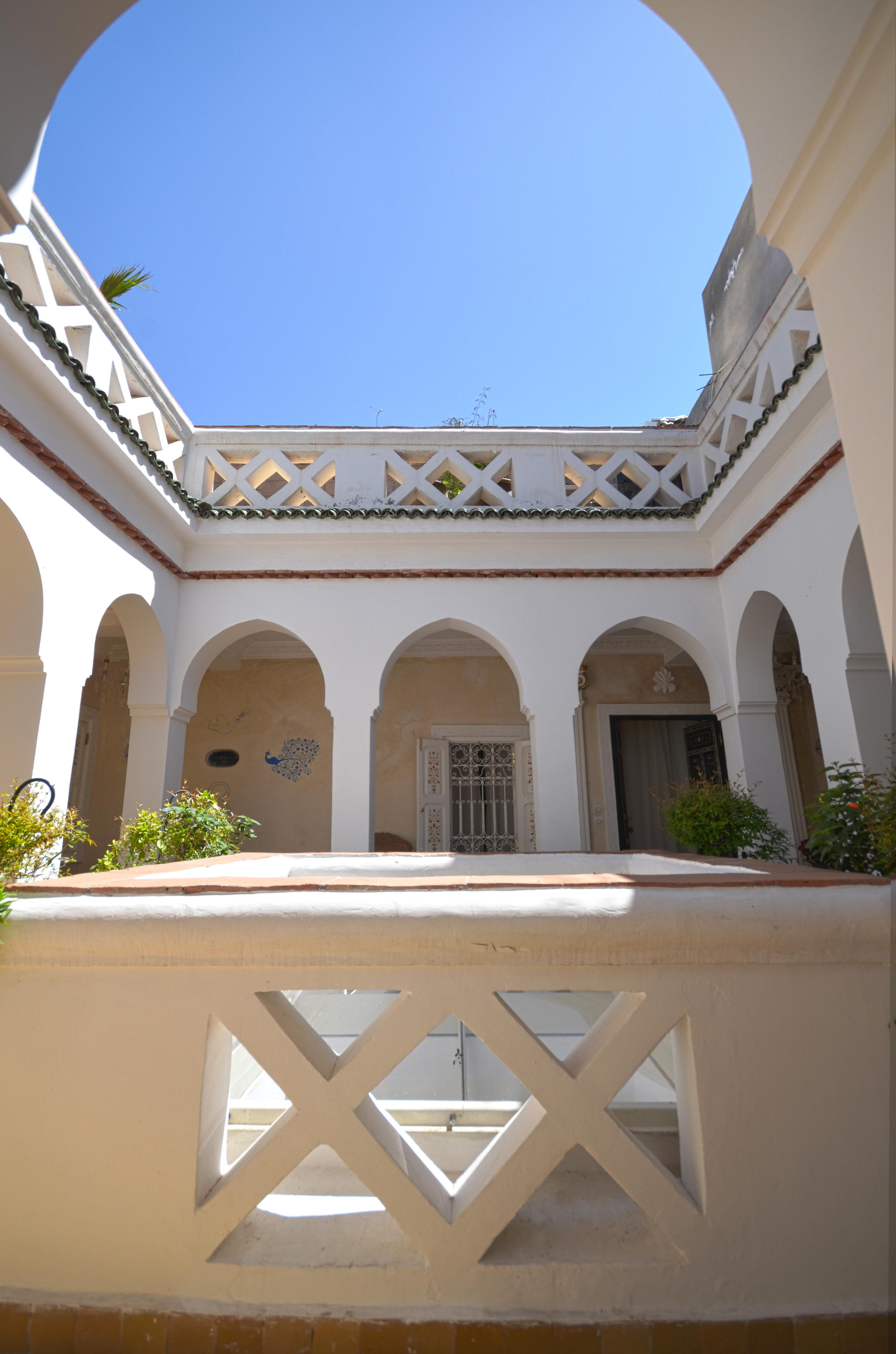 فندق Riad Palais Des Princesses & Spa مراكش المظهر الخارجي الصورة The courtyard of the palace