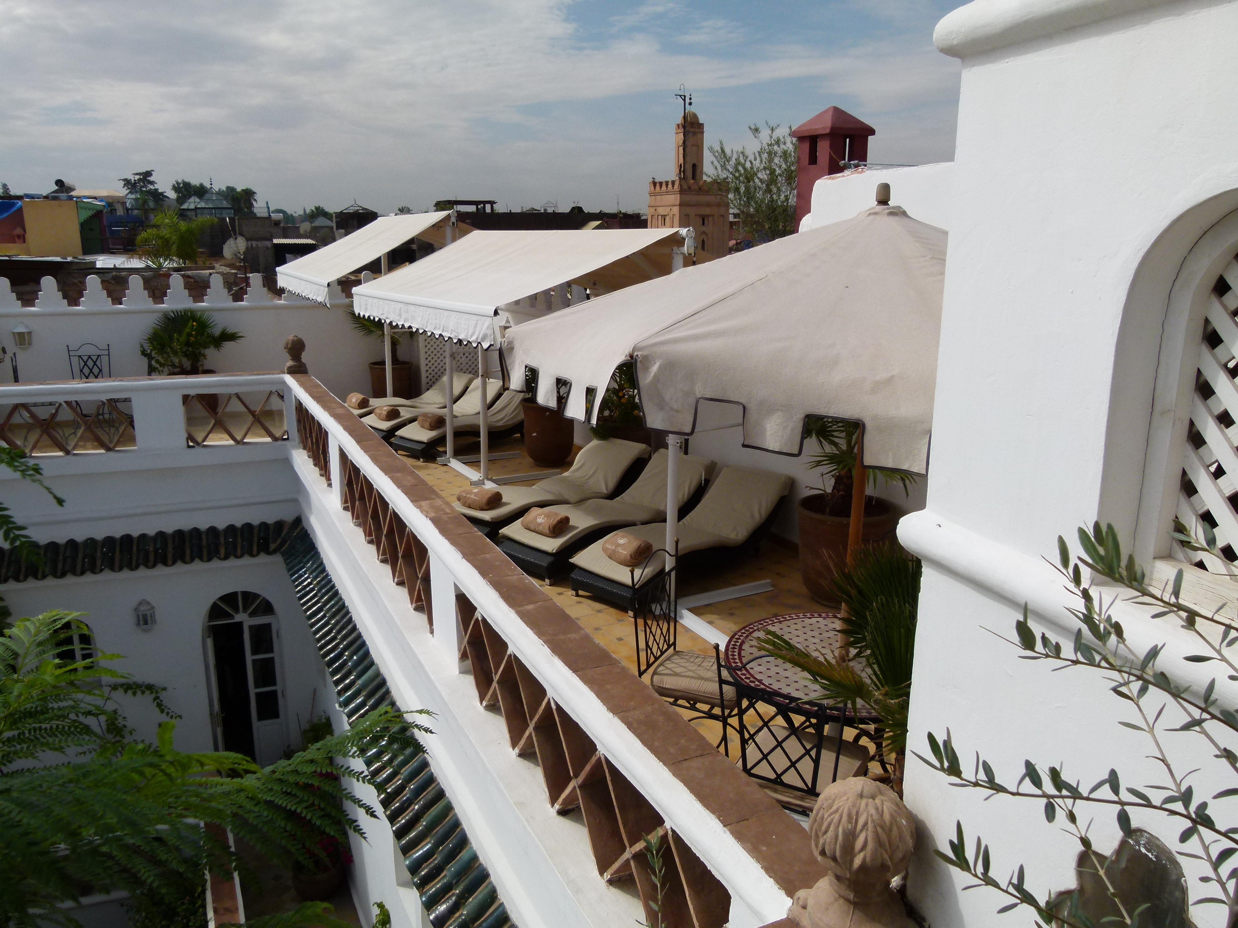 فندق Riad Palais Des Princesses & Spa مراكش المظهر الخارجي الصورة Rooftop terrace