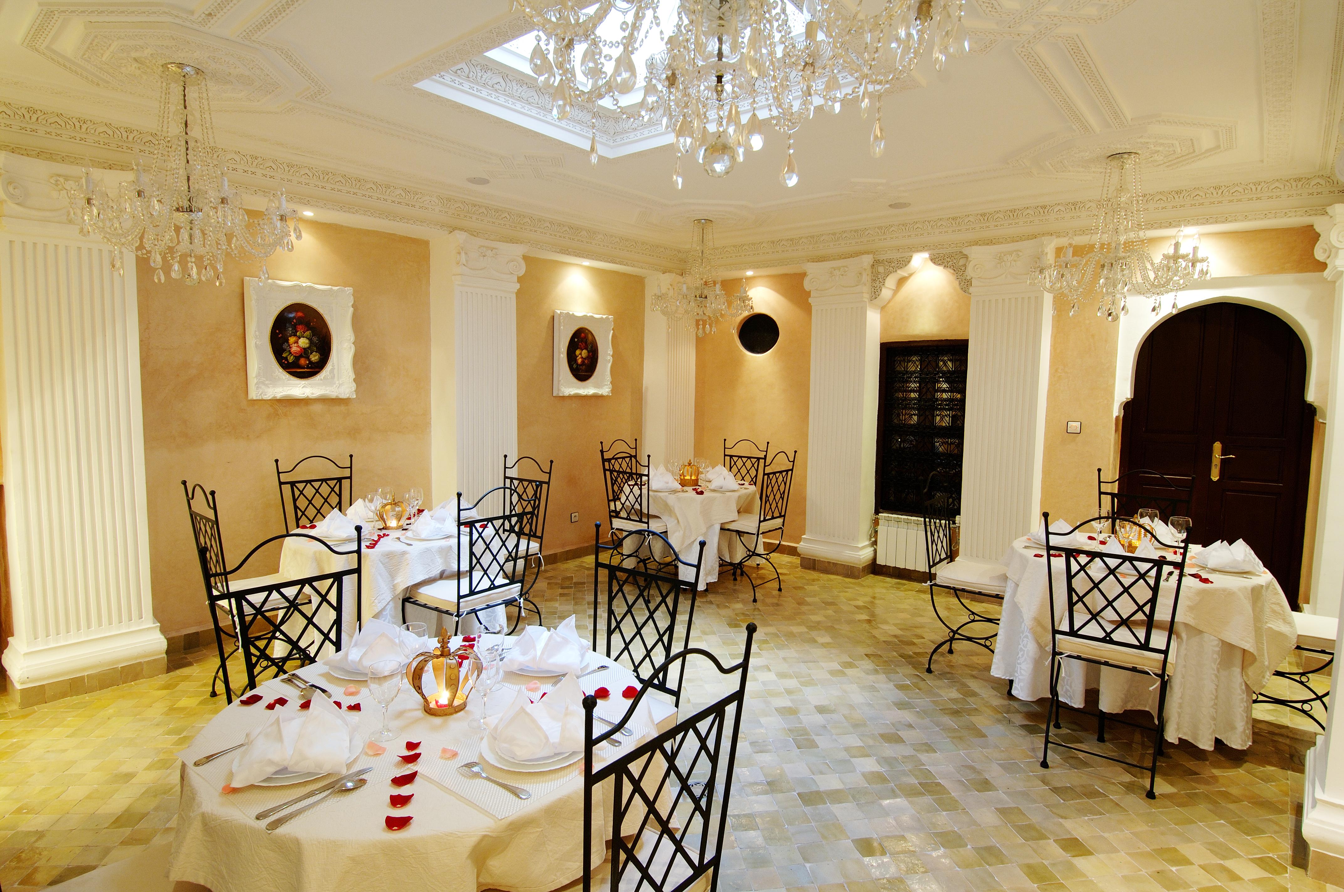 فندق Riad Palais Des Princesses & Spa مراكش المظهر الخارجي الصورة Restaurant